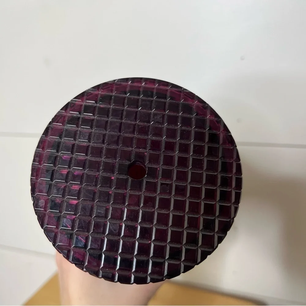 Starbucks Plum Disco Grid Limited Edition Tumbler 24oz